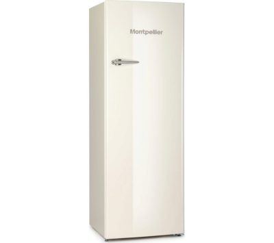 MONTPELLIER MAB340C Tall Fridge - Cream